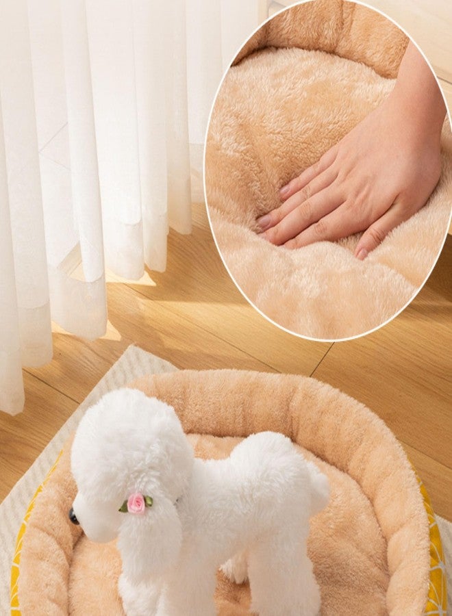 GeRRiT Universal Cat Bed Pet Mat Dog Bed Dog House Pad Round Nest Warm Pet Nest,M(18x18x4) - Image 5
